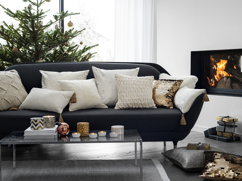 Una stufa a riscaldare laz ona living, H&M Home
