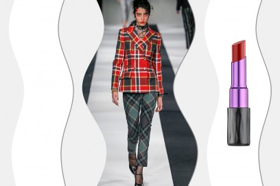 abiti-tartan-trucco-abbinamenti-2015-sfilata-Vivienne-Westwood-Red-Label