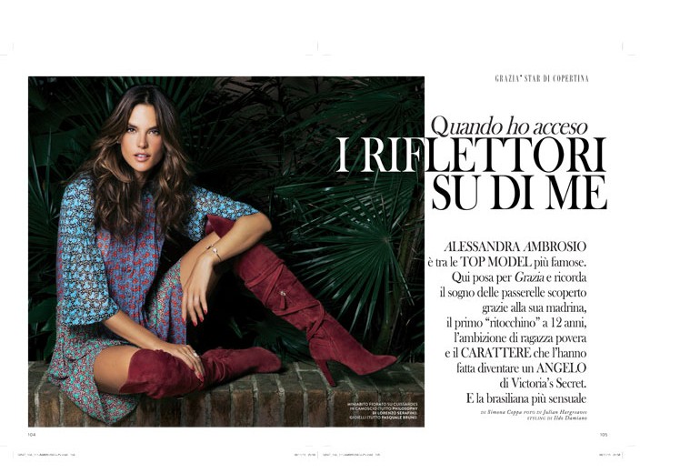 Alessandra Ambrosio: «Quando ho acceso i riflettori su di me»