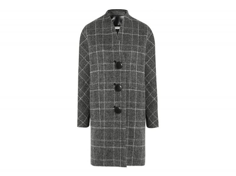 balenciaga cappotto quadri