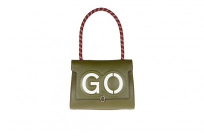 borsa verde scritta anya hindmarch