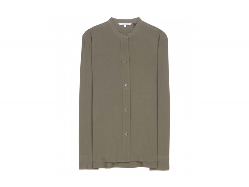camicia verde oliva helmut lang