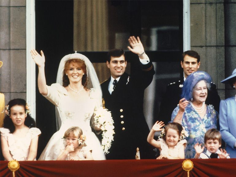 matrimonio sarah ferguson principe andrew