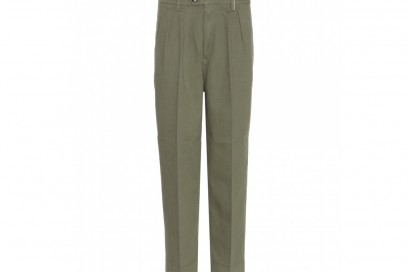 pantaloni verdi victoria beckham denim