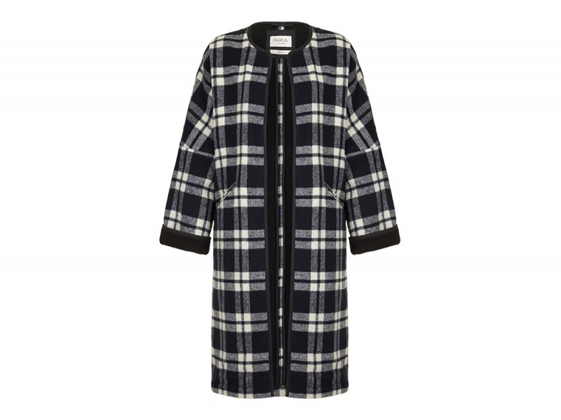 parka london cappotto quadri