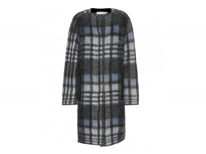 tory burch cappotto quadri