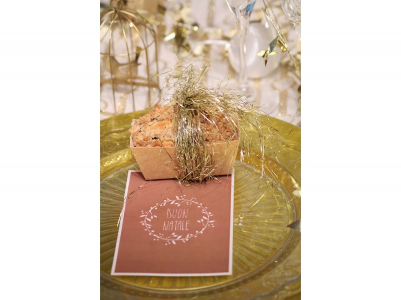 Il mini plum cake come segnaposto