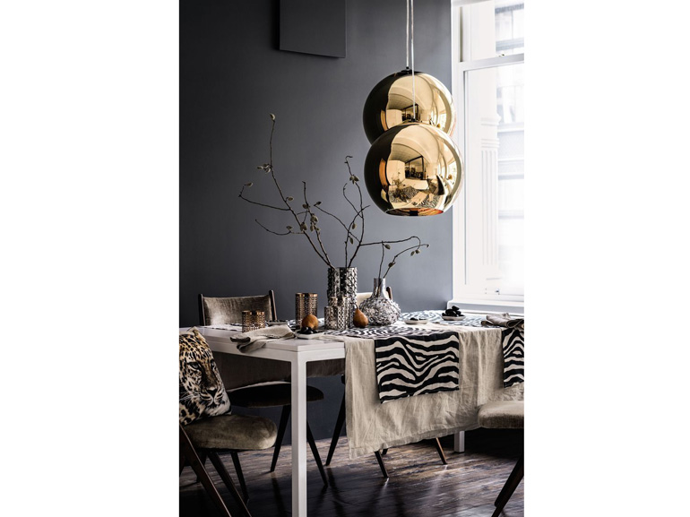 Lampadario oro H&M Home