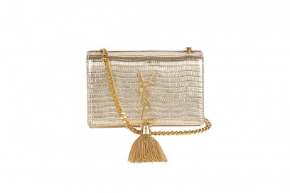 borsa oro saint laurent