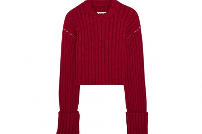 mm6 maison margiela maglione rosso