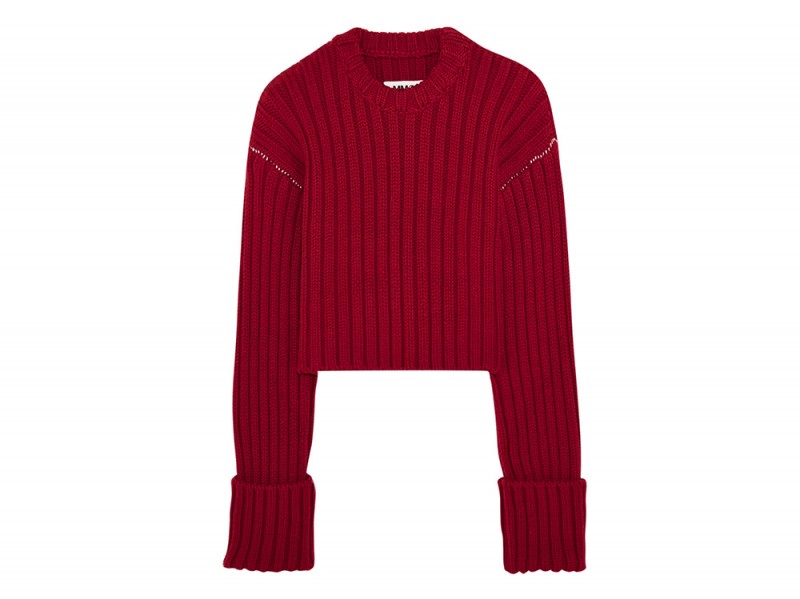 mm6 maison margiela maglione rosso