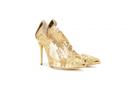 oscar-de-la-renta-scarpe-oro