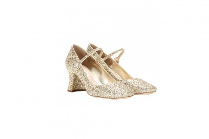 scarpe glitter miu miu