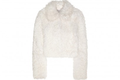 topshop unique pelliccia shearling