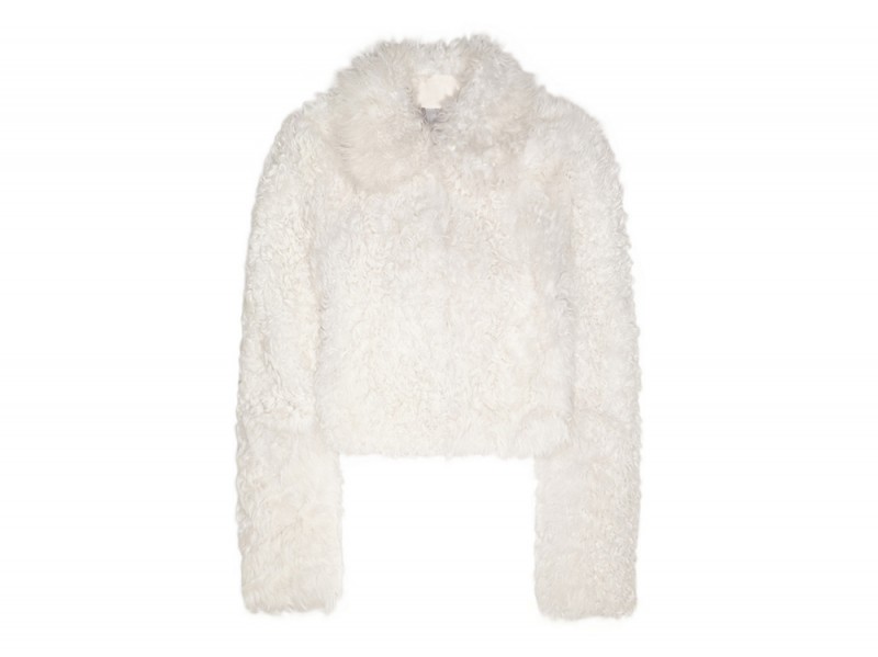 topshop unique pelliccia shearling