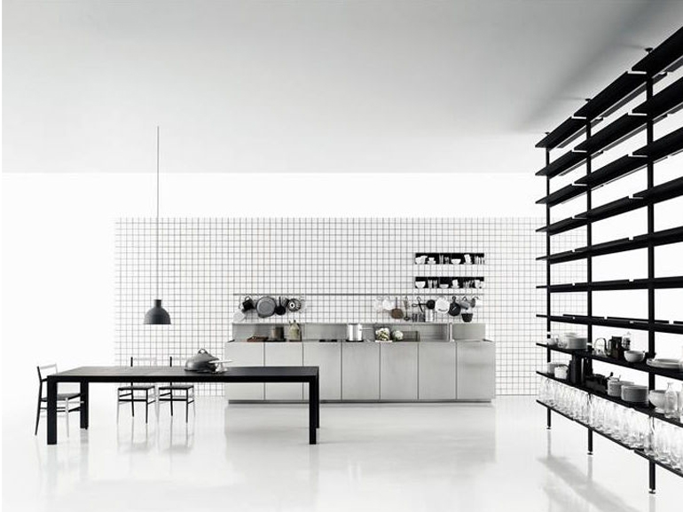 Contemporary stainless steel kitchen
