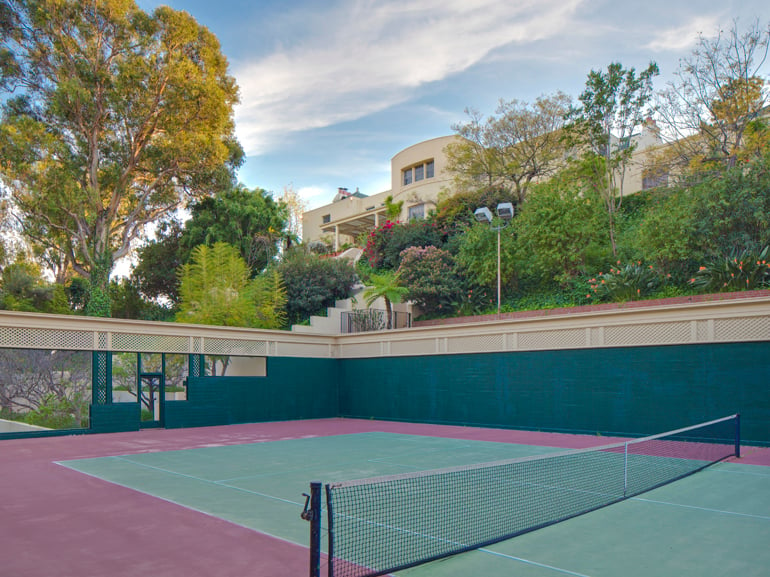 Il campo da tennis