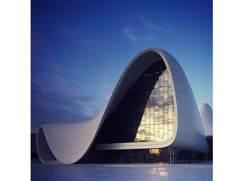 @architecture_hunter: Heydar Aliyev Centre by Zaha Hadid