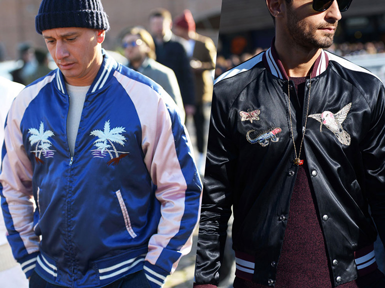 bomber-satin-uomo-street-style