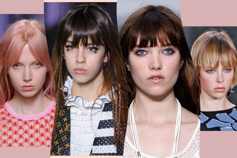 Frangia: i tagli capelli della Primavera-Estate