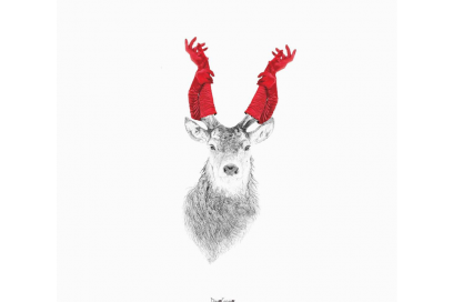 @diego_cusano: Christmas Hands Reindeer