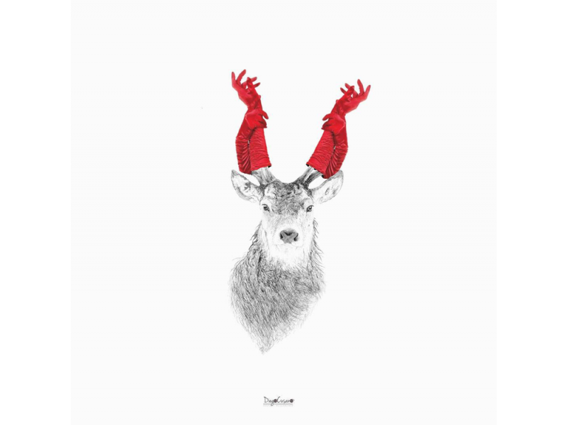 @diego_cusano: Christmas Hands Reindeer