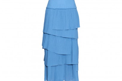 gonna midi azzurra balze sonia rykiel