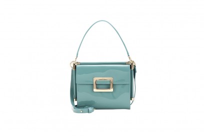 roger vivier borsa vernice verde