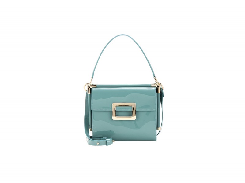 roger vivier borsa vernice verde