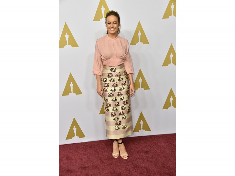 Brie Larson in Emilia Wickstead