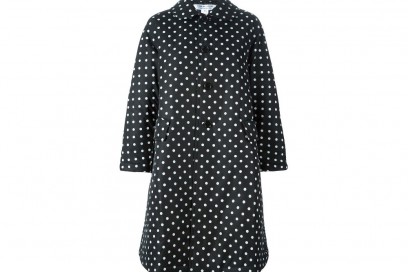 COMME DES GARCONS COMME DES GARCONS  polka dot print coat_FF