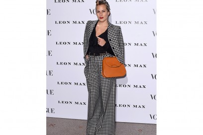 Charlotte Olympia Dellal in completo check