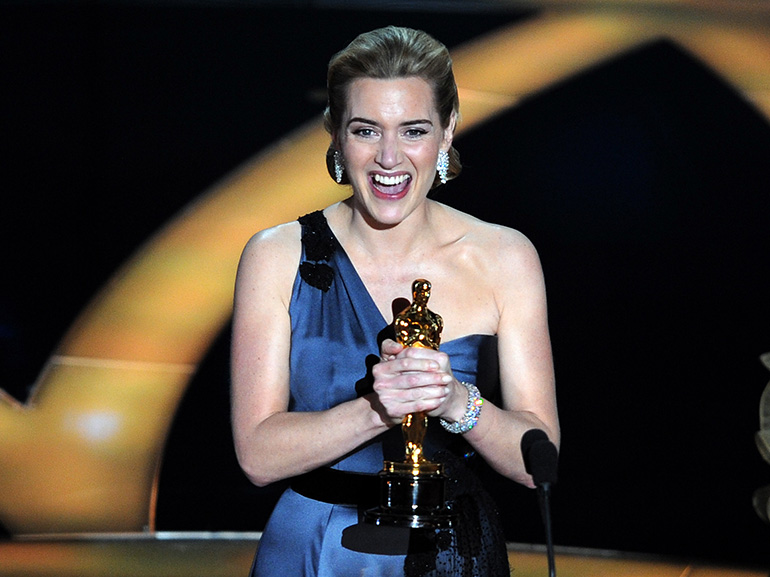 Winner of the Best Actress award Kate Wi