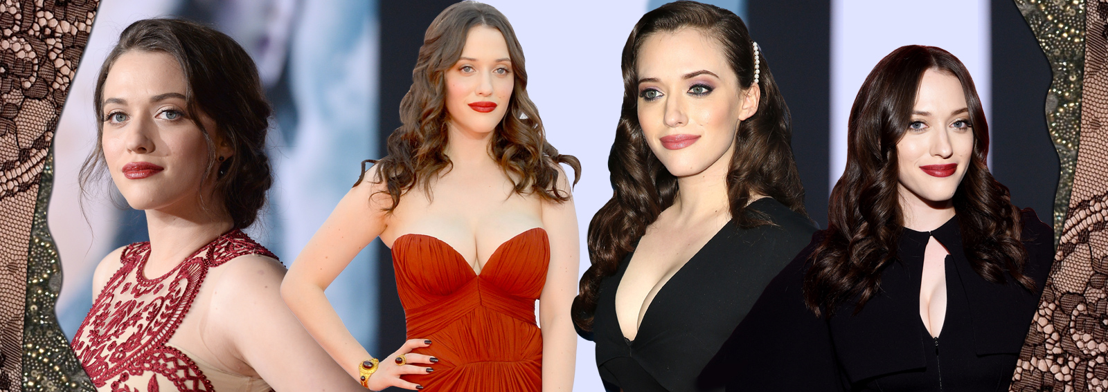 kat dennings make up look