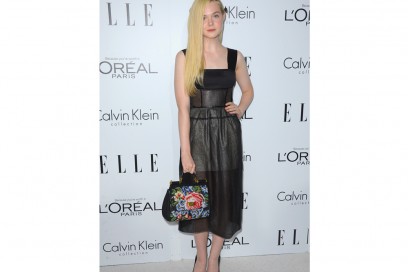 Elle Fanning in Calvin Klein e Dolce & Gabbana