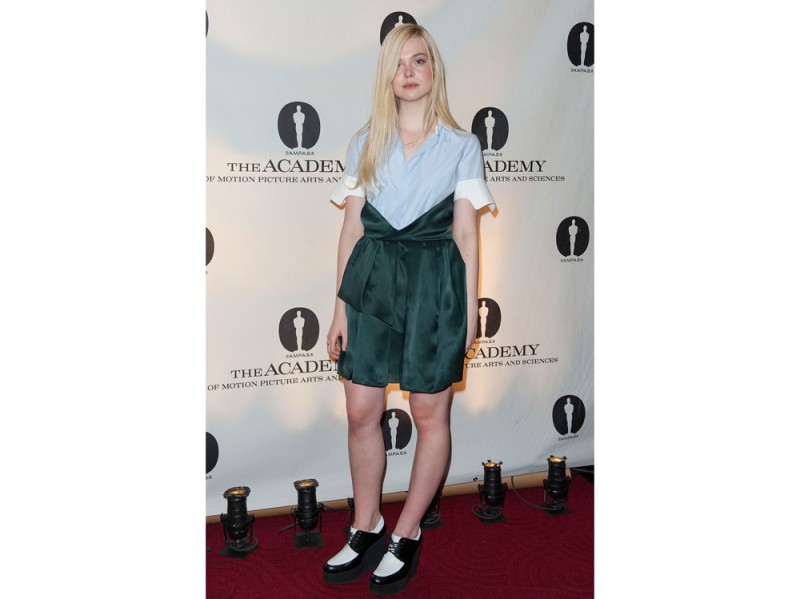 Elle Fanning in Carven