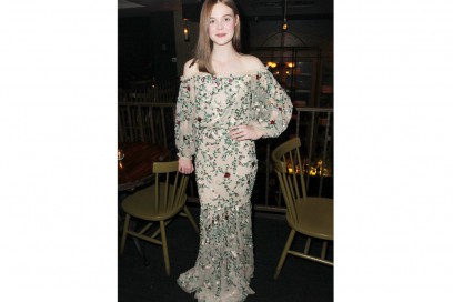 Elle Fanning in Marchesa