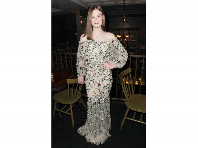 Elle Fanning in Marchesa