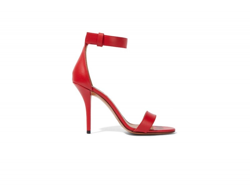 GIVENCHY Retra sandals in red leather_NET