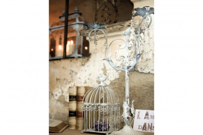 Il candelabro shabby