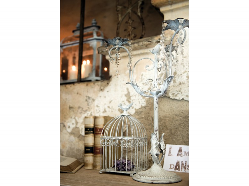 Il candelabro shabby