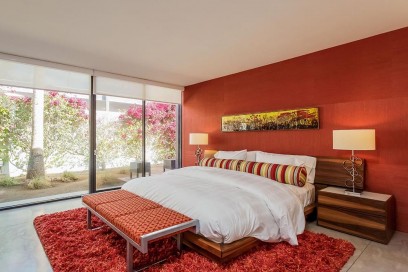 La camera da letto rossa