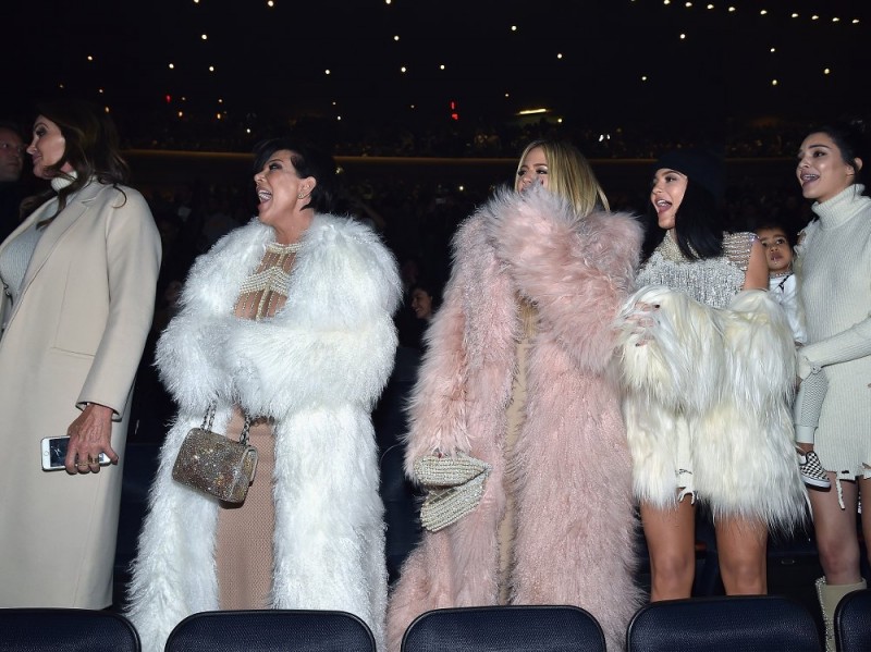 Yeezy season 3 Getty Kardashians clan