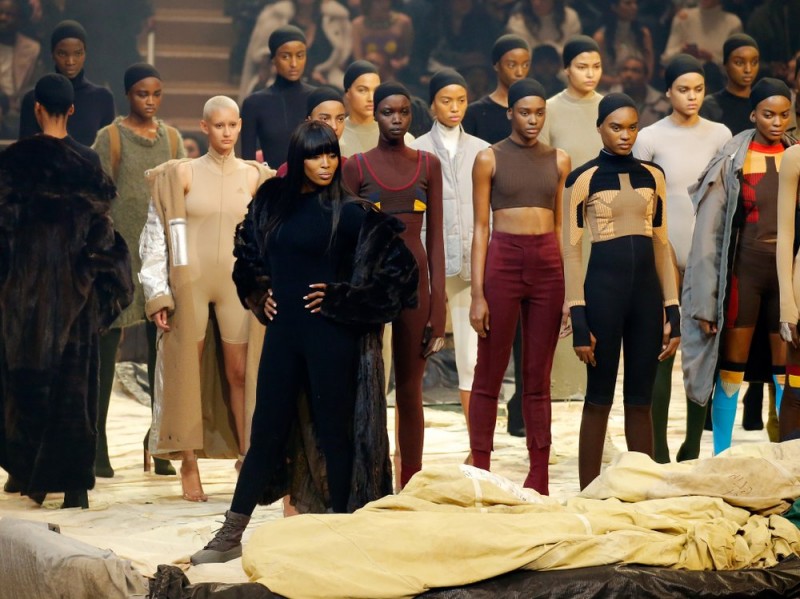 Yeezy season 3 Naomi Campbell