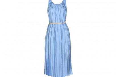 abito plissé con cintura nina ricci