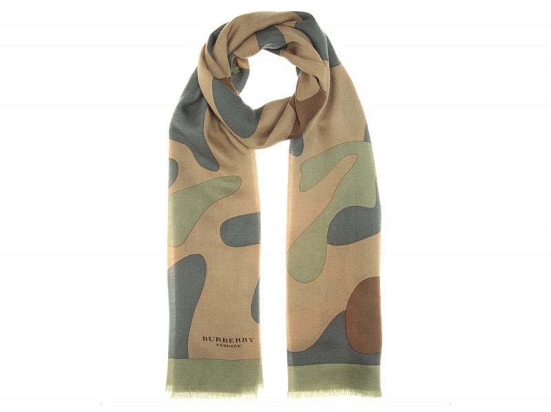 burberry prorsum sciarpa militare