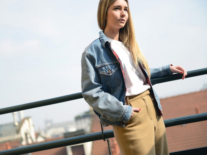chiara capitani giacca jeans