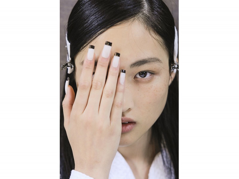 manicure bicolore  gucci