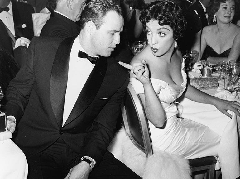Marlon Brando & Katy Jurado At Awards Dinner
