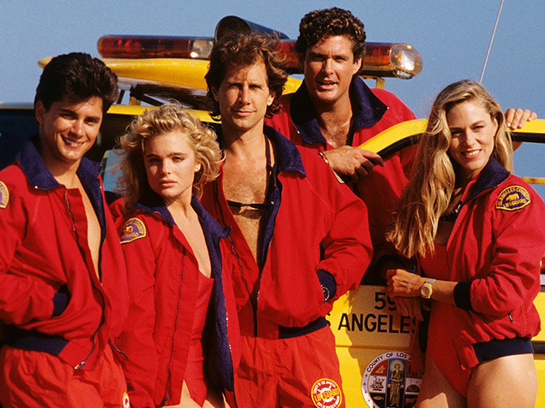 Baywatch auto gialla